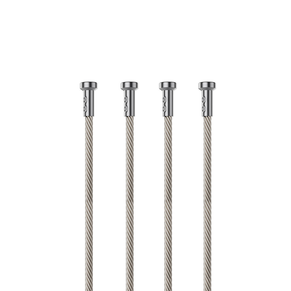 4x T-end stainless steel Cables for Picture Hanging Systems